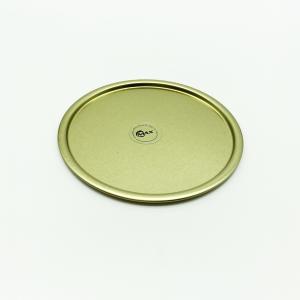 China 401# ETP BPA FREE Flat Bottom Metal Can Lids, customized thickess and coating, for canned food packing factory