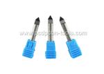 Concrete PCD Engraving Tools / Marble Cnc Engraving Tools High Abrasive