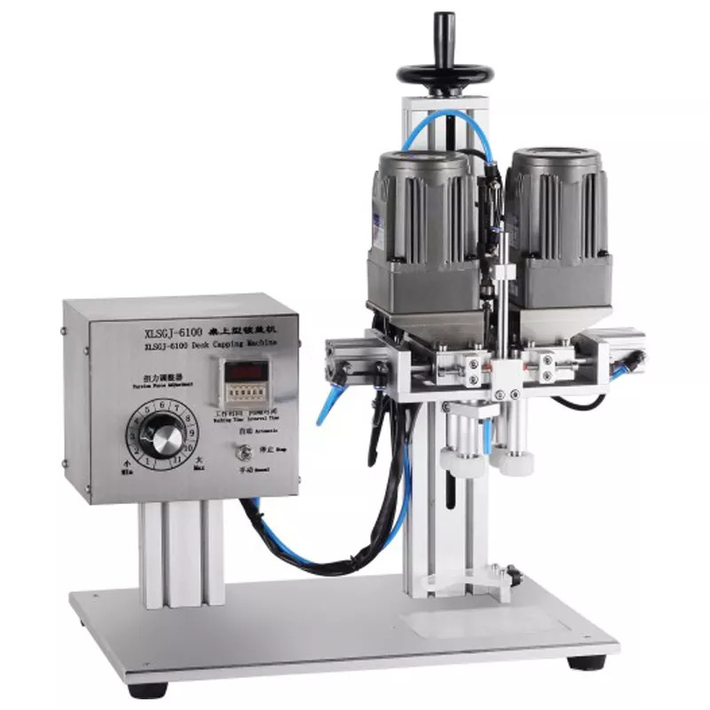 China Semi Automatic Screw Capping Machine 220V Desktop For Bottle factory