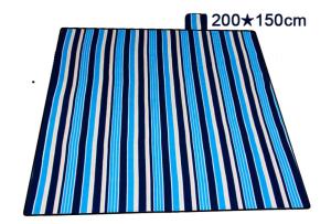 China Anti Rip Folding Beach Mat , Portable Water Resistant Picnic Blanket factory