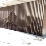 201 304 Color Hairline Stainless Steel Room Divider Hotel Decoration