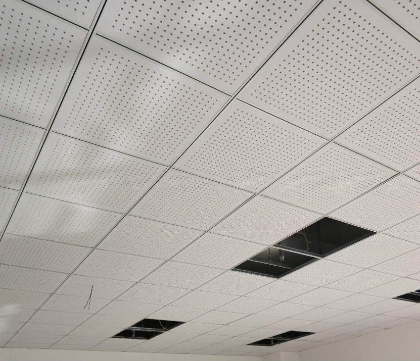Rectangular Shape Artistic Gypsum Ceiling Boards For Construction Project