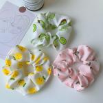 Cloth Stretchy Hair Ties Bobbles Rope Large Intestine Girl Horsetail Head