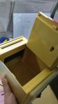 15x15x20cm Password Lock Piggy Bank ABS material golden blue color