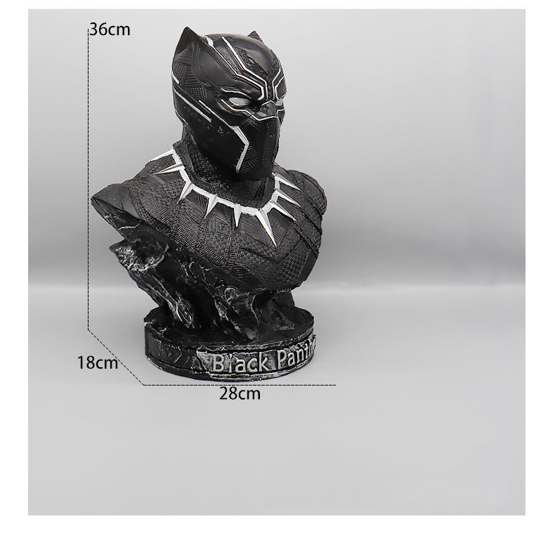 Large Marvel Resin Statue Home Desktop Decoration Ornament for 12 y Completion Degree