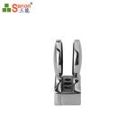 Custom Stainless Steel Handrail Fittings For Indoor Balcony Railing Glass Clamp