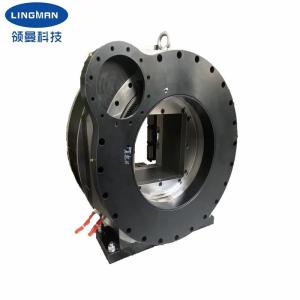 China 4 Jaws Automatic Pneumatic Rotary Chuck Full Stroke Main Chuck factory