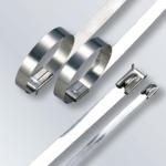 Self Locking Stainless Steel Wire Ties Large Tie Wraps 4.6mm Width Waterproof