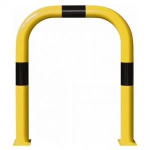 China 1200x1000mm Collision Protection Guard Hardware Fabrication Yellow Balck factory