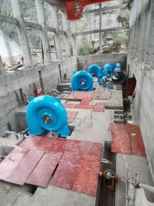 China 50HZ Frequency Francis Turbine With Carbon Steel Q345 Spiral Case factory