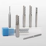 Tungsten Steel CNC Corn Milling Cutter Circuit Board Rough Leather Milling