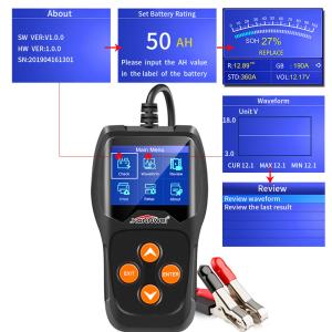 China Engine Code Scanners 12v Battery Analyser ABS Material 2.4 Inchs LCD Colorful Screen factory