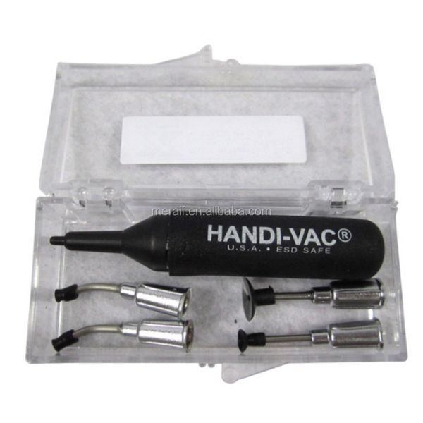 China Vacuum Sucking Pen IC SMD Sucker Pick Up Hand 4 Suction Headers Tools manual antistatic BGA chip IC components suction pen factory