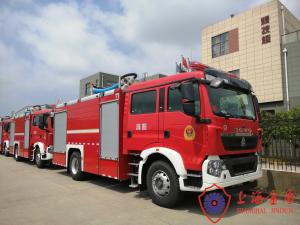 China GVW 20T 4×2 Drive 6000L Water Foam Fire Truck 2000L Foam Tanker Firefighting Vehicle factory