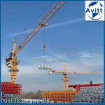 Qtz63 5510 Topkit Tower Crane Specification 55M Working Jib Length 6tons Load
