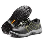 Industrial Construction Safety Shoes Black Leather Shoes For Men