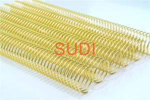 China 7/8'' 22.2mm 35 Ring A4 Length Metal Spiral Binding Coil For Text Book factory