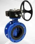 Flanged Resilient Sealing Stainless Steel / Ductile Iron Butterfly Valve 1.0MPa