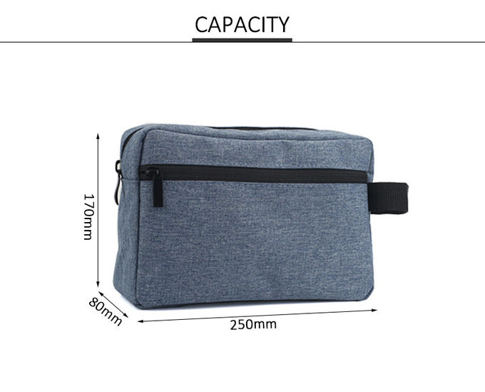 Wholeslae Travel Portable Pure Color Blank Makeup Cosmetic Bag