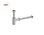 Brass bottle trap lavatory wash basin drainage siphon bathroom p-trap pipe for