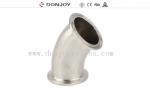 Polished Stainless Steel Sanitary Clamp tee clamp elbow SUS304 SS316L