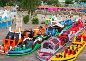 China 3 years Guaranteed Adrenaline Rush Extreme Inflatable Obstacle Course factory