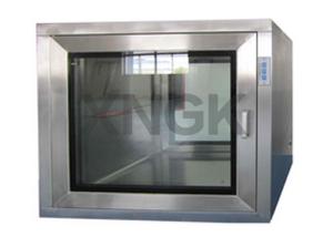 China Cleanroom HEPA Filtered Pass Thru Box , Automatic Air Shower Pass Box 99.99@0.3um Class 100 factory