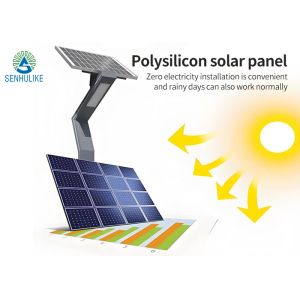 Outdoor Led Solar Garden Light Integrated Smart IP65 60W