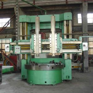 Double Column Vertical Turning Lathe Machine , Cnc Manual Vertical Lathe