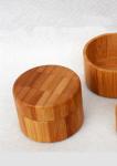 bamboo cosmetic jars
