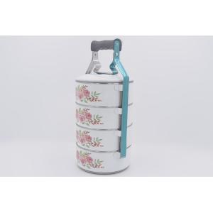 China Three Tier Tiffin Lunch Box Lockable Stainless Steel Sandwich Container on sale