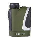 Small Golf Rangefinder With Pouch , 6x25 Golf Ball Laser Distance Finder