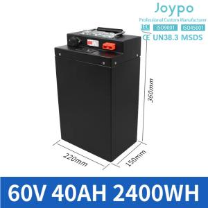 China 60V Electric Scooter Lithium Battery 20AH 30AH 40AH 50AH For 2 / 3 Wheels Vehicle factory