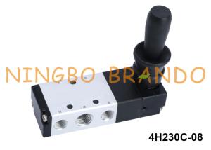 China 4H230C-08 Airtac Type Manual Hand Lever Air Valve 5/3 Way factory