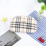 Girls Zipper Closure PU Leather Makeup Toiletry Travel Bags