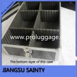Black croco pattern nail polish carrying case