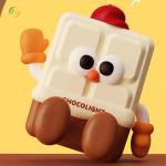 Cute Yellow Warm Silicone Night Light for Bedside Companion Lamp