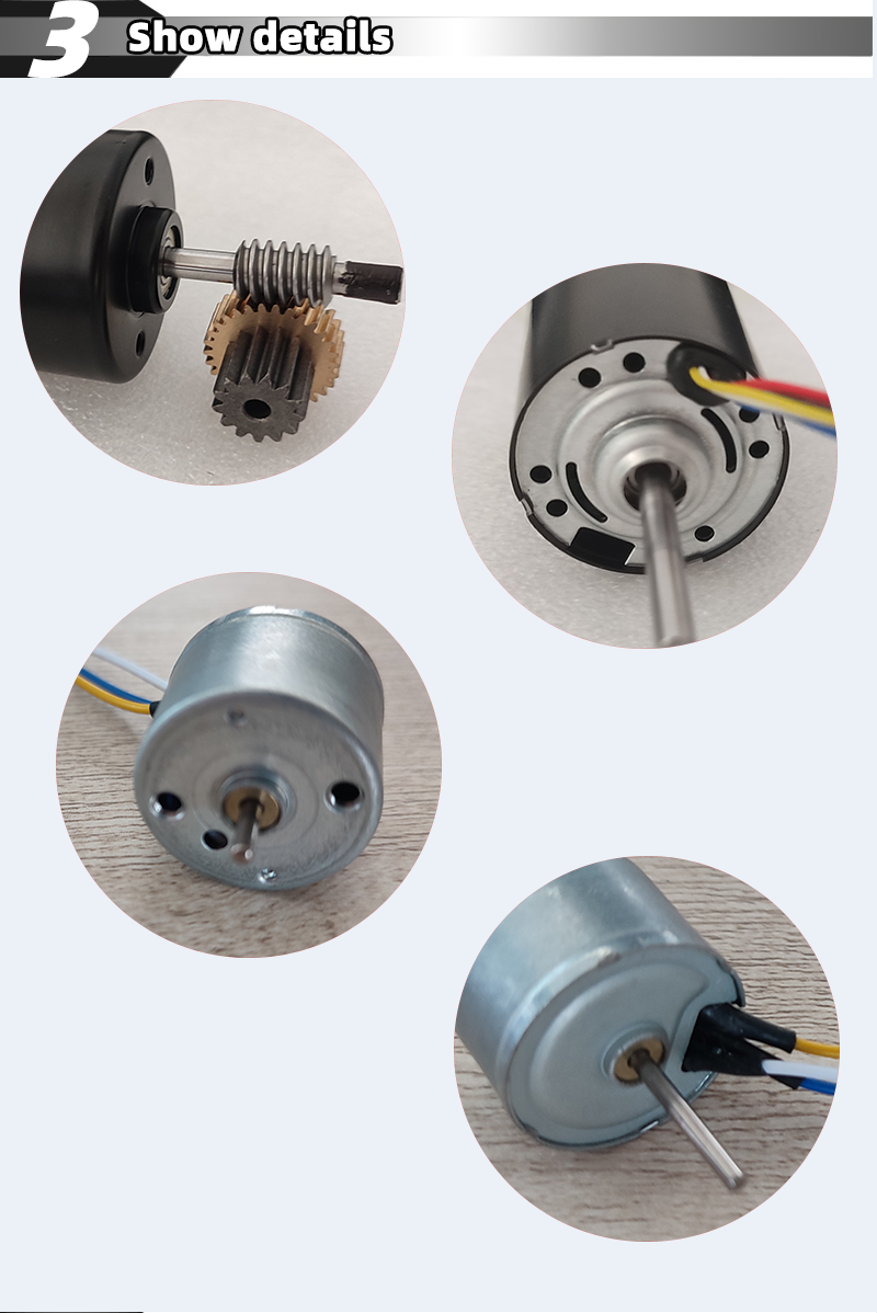 5000rpm BLDC Brushless Motor Customizable Speed With External Driver
