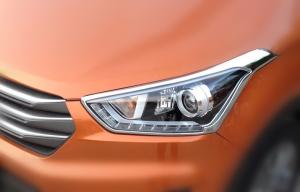 China Chrome Front Car Headlight Covers Molding Trim Cover Garnish For Hyundai IX25 factory