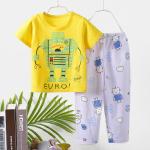 Children'S Outfit Sets Cotton Children Boutique Printing Sets Kids Pure Cotton