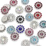 Accessory China Wholesale Rhinestone Pearl Diamond Crystal Metal Button For