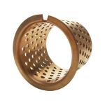 Flanged Tin Bronze Bushings CuSn8 Metric Size
