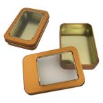 Customized Print Fashion Metal Tin Box Rectangle Shape for DVD CD Packaging