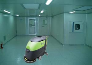 China 24V Battery powered Floor Scrubber , Big Efficiency OEM Commercial Floor Cleaning Machines factory