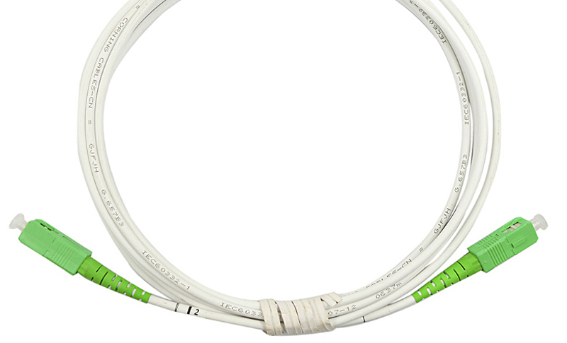 SCAPC To SCAPC 1550nm G652D FTTX Fiber Optic Patch Cord