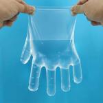 HDPE Clear Color Plastic Polythene Disposable Glove / Food Grade Gloves