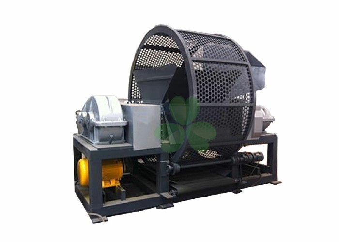 High Performance Waste Tire Shredder Waste Tire Recycling Machine 75×2kw Power