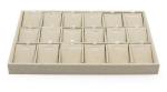 Manmade Jewelry Organizer Trays 35*25*2.5cm Dimension Customized Compartment