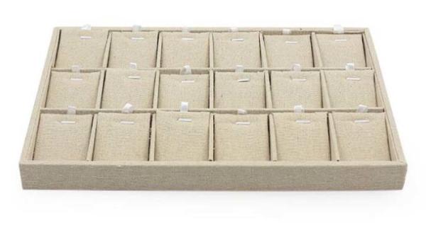 Manmade Jewelry Organizer Trays 35*25*2.5cm Dimension Customized Compartment