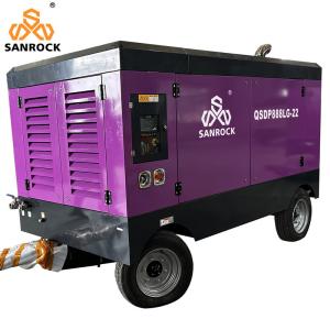 China Portable Diesel Mining Screw Air Compressor For Sale factory